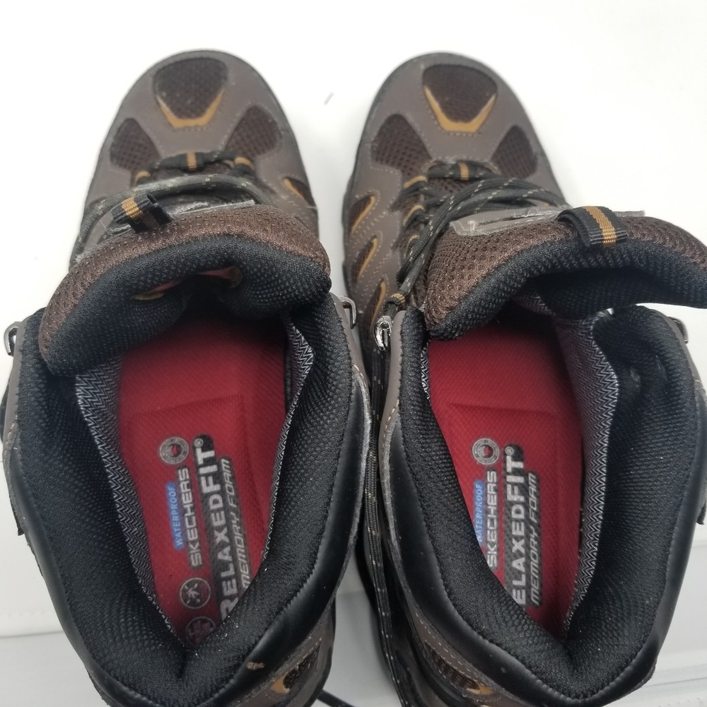 Skechers Work Blais Bixford ST Steel Toe Men's 12 Waterproof Hiking Boots 77054 - Picture 2 of 16